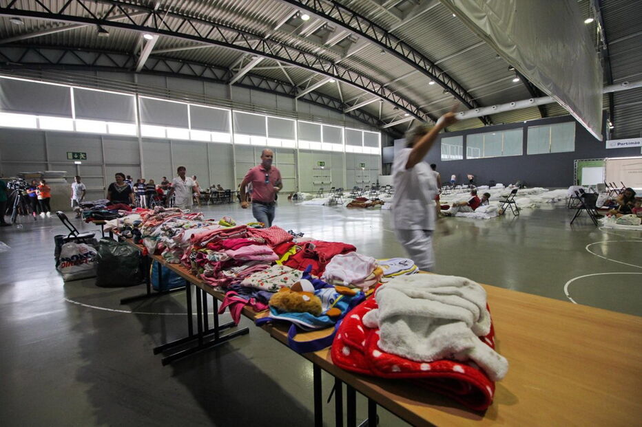 Arena de Portimão transformada em refúgio para vítimas dos fogos
