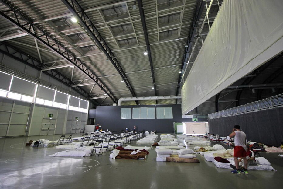 Arena de Portimão transformada em refúgio para vítimas dos fogos