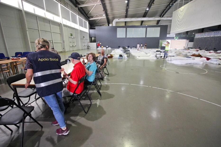 Arena de Portimão transformada em refúgio para vítimas dos fogos