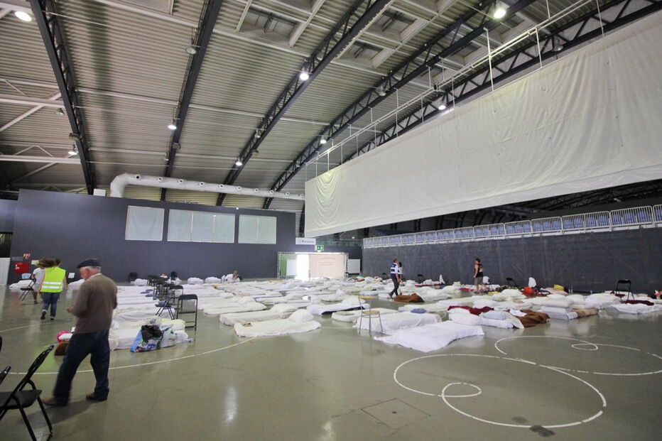 Arena de Portimão transformada em refúgio para vítimas dos fogos