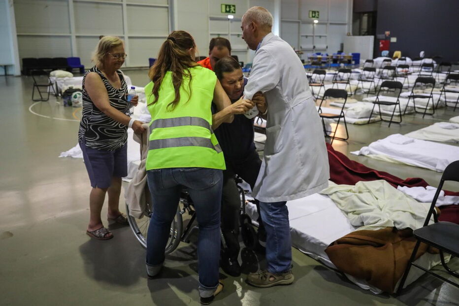 Arena de Portimão transformada em refúgio para vítimas dos fogos