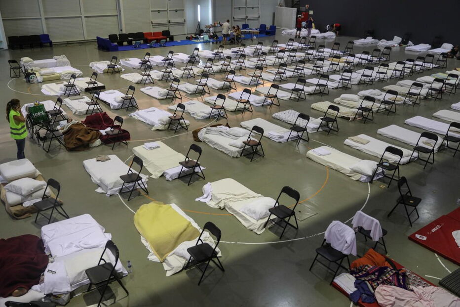 Arena de Portimão transformada em refúgio para vítimas dos fogos