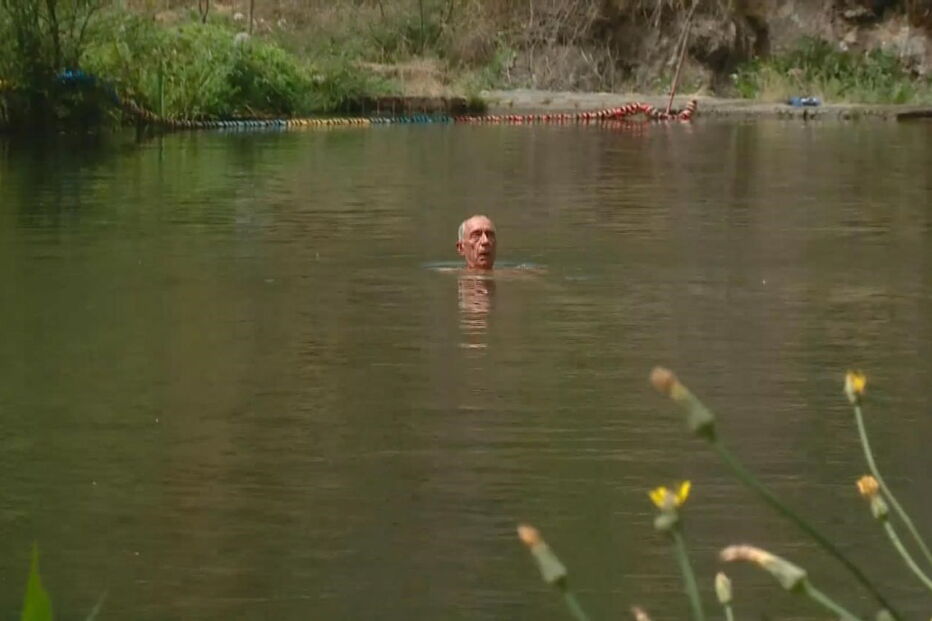 Marcelo Rebelo de Sousa visitou várias praias fluviais do Centro do País