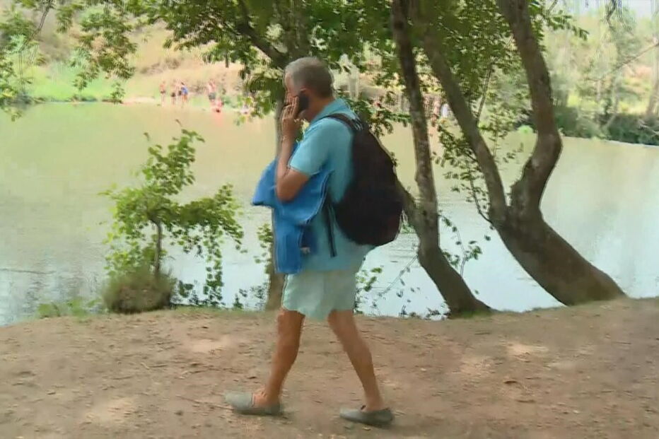 Marcelo Rebelo de Sousa visitou várias praias fluviais do Centro do País