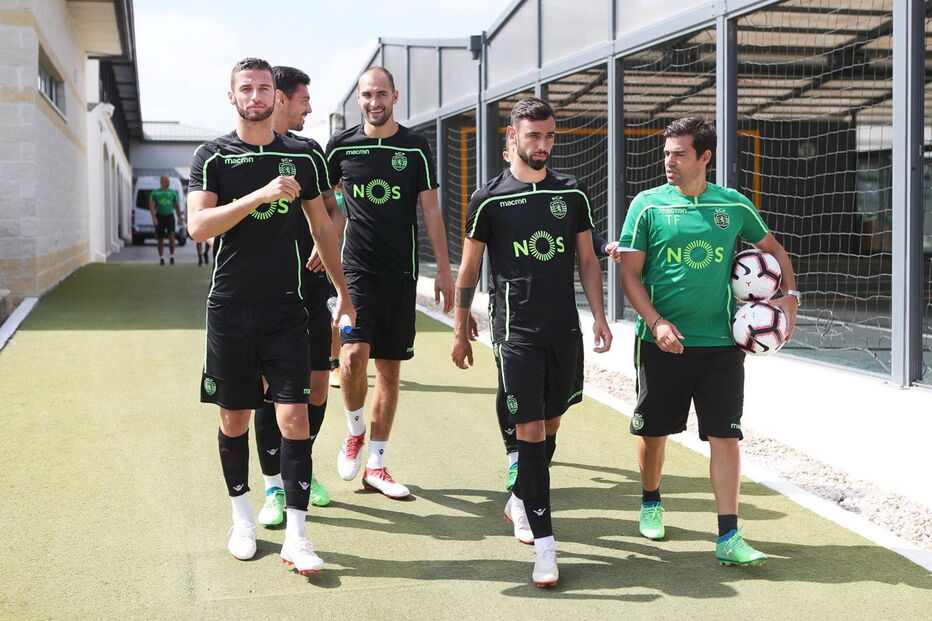 Bas Dost e Bruno Fernandes no Sporting
