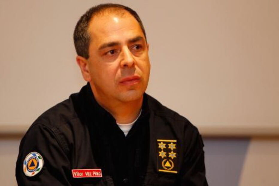 Vítor Vaz Pinto, comandante nacional da Proteção Civil em 2012