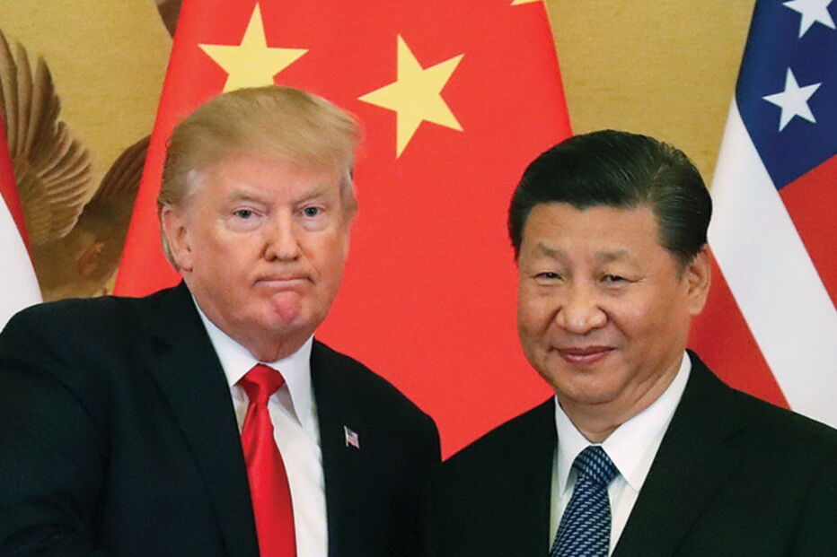 donald trump e Xi Jinping