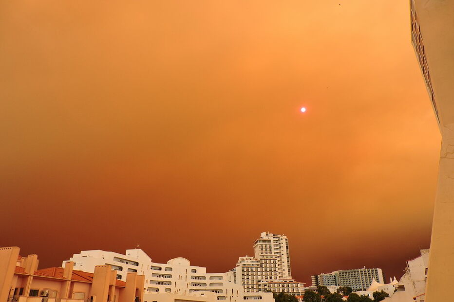 Praia de Montechoro, em Albufeira