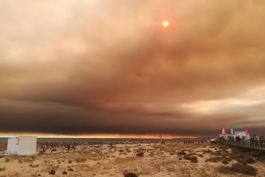Praia da Falésia, em Albufeira