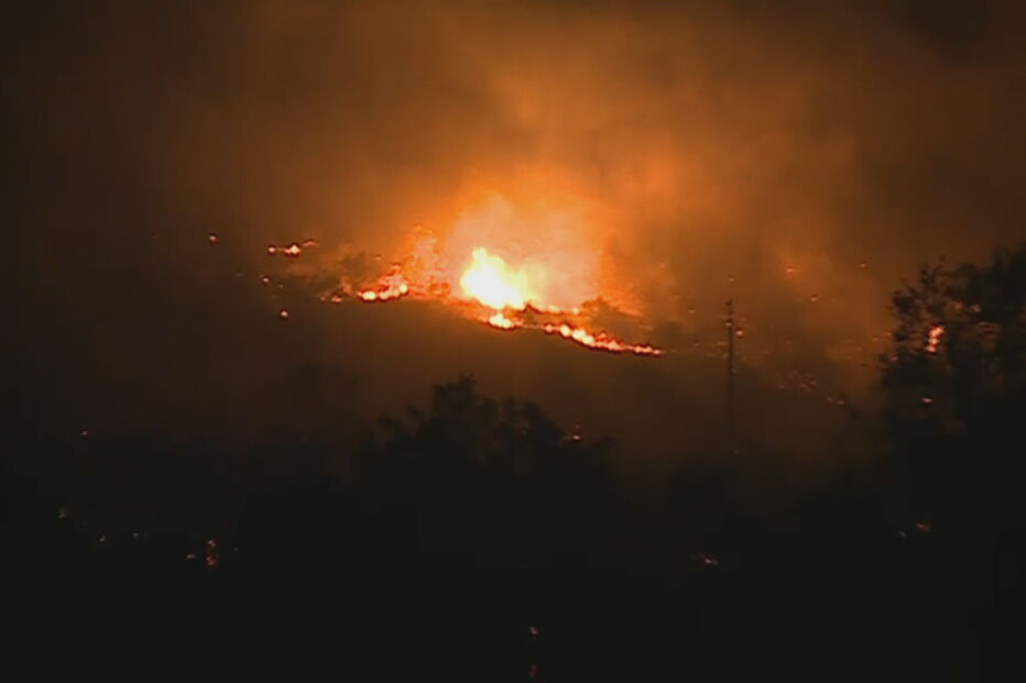 Incêndio chega a Cumeada