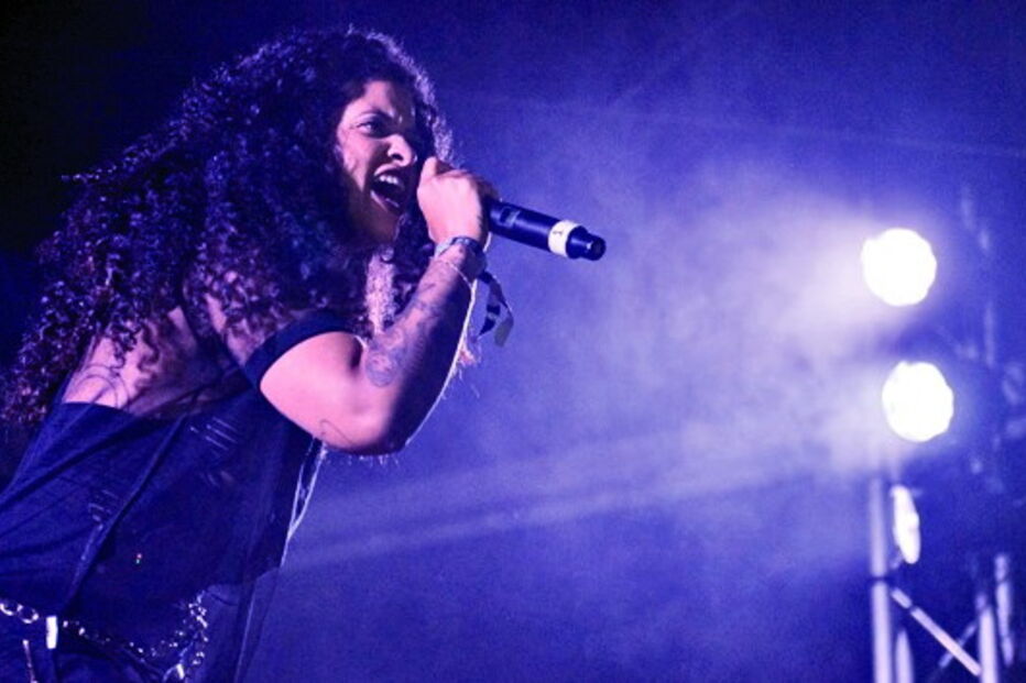 Blaya chamou uma multidão considerável até ao palco secundário