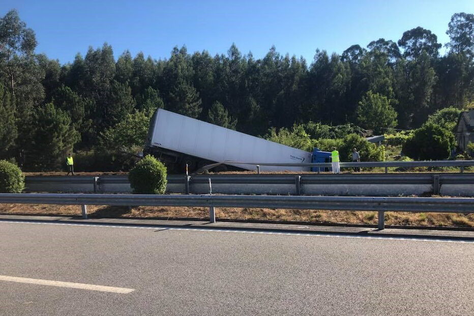 Camião galga separador central