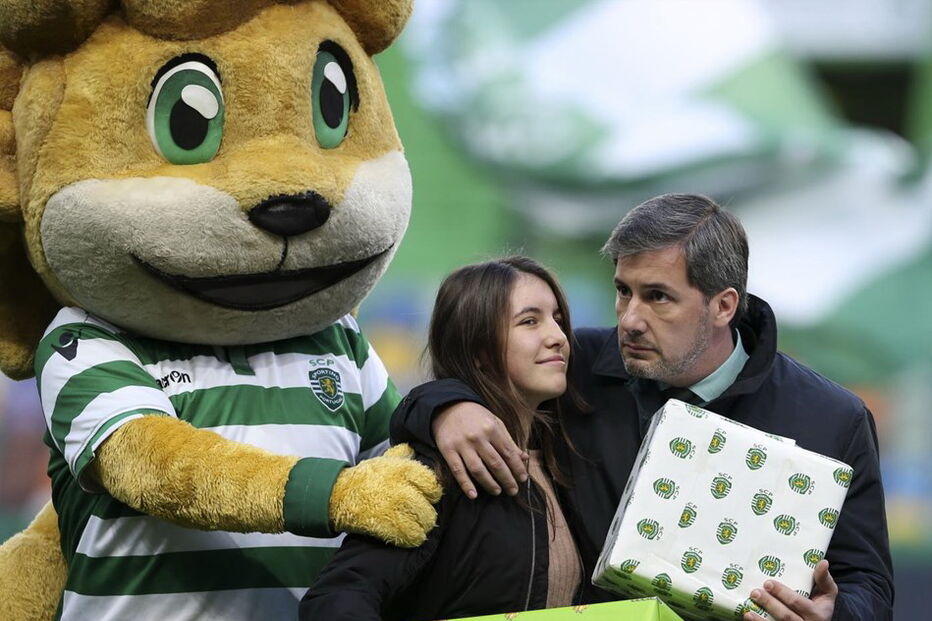 Bruno de Carvalho e a filha