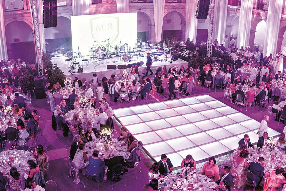 O Convento do Beato foi preparado com todo o rigor e pormenor para receber o copo-d’água 