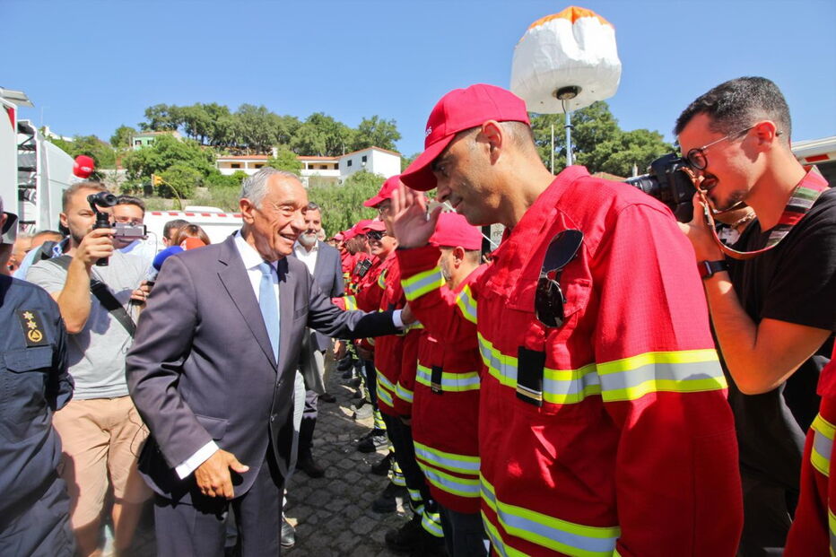 Marcelo Rebelo de Sousa em Monchique