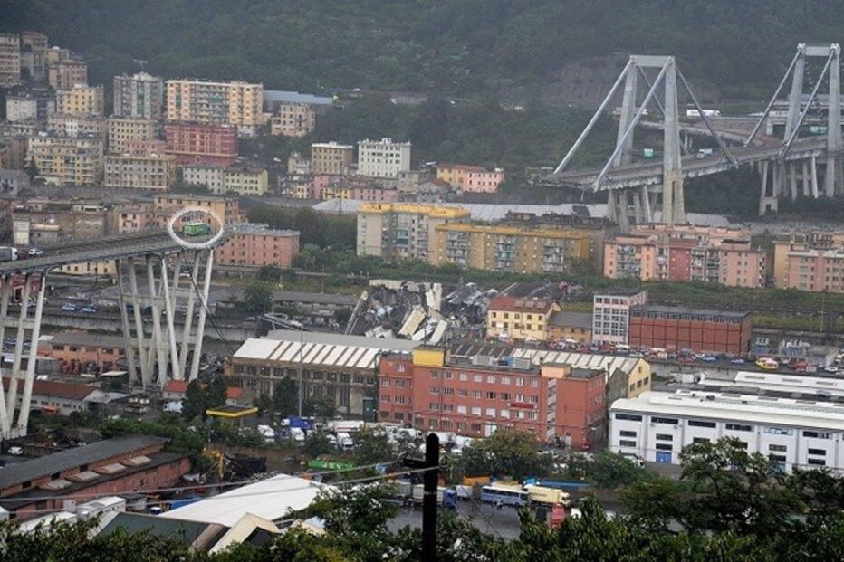 Ponte colapsa em Génova