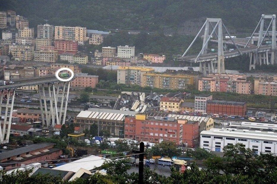 Ponte colapsa em Génova	
