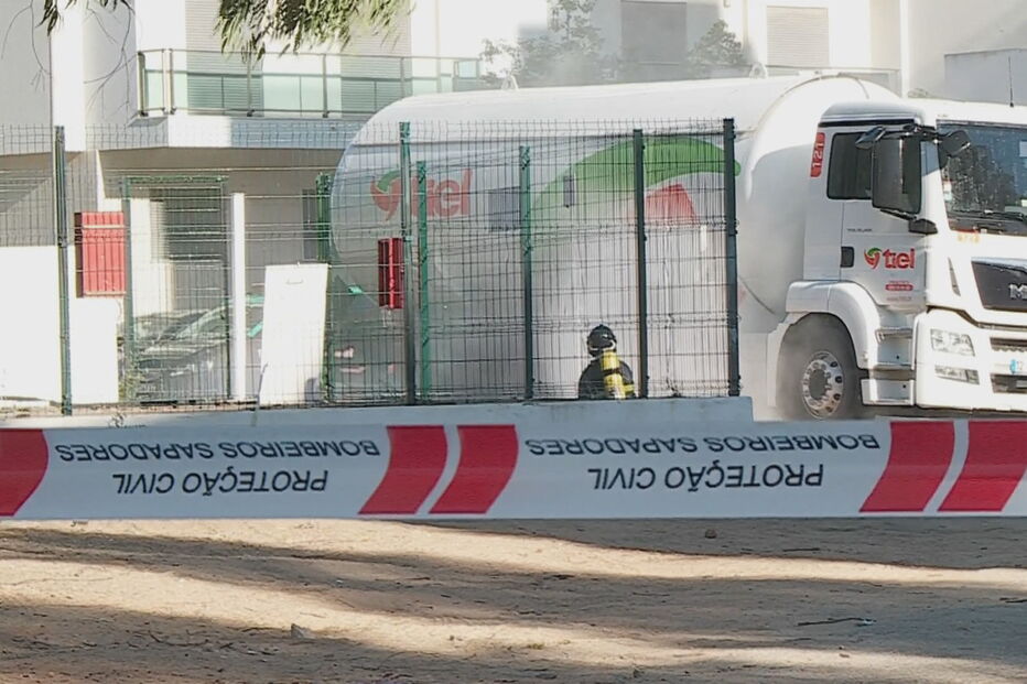 Fuga de gás em Faro obriga à intervenção dos Bombeiros