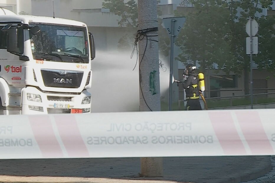Fuga de gás em Faro obriga à intervenção dos Bombeiros
