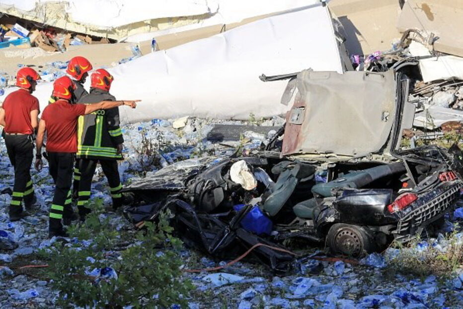 Queda de ponte em Itália