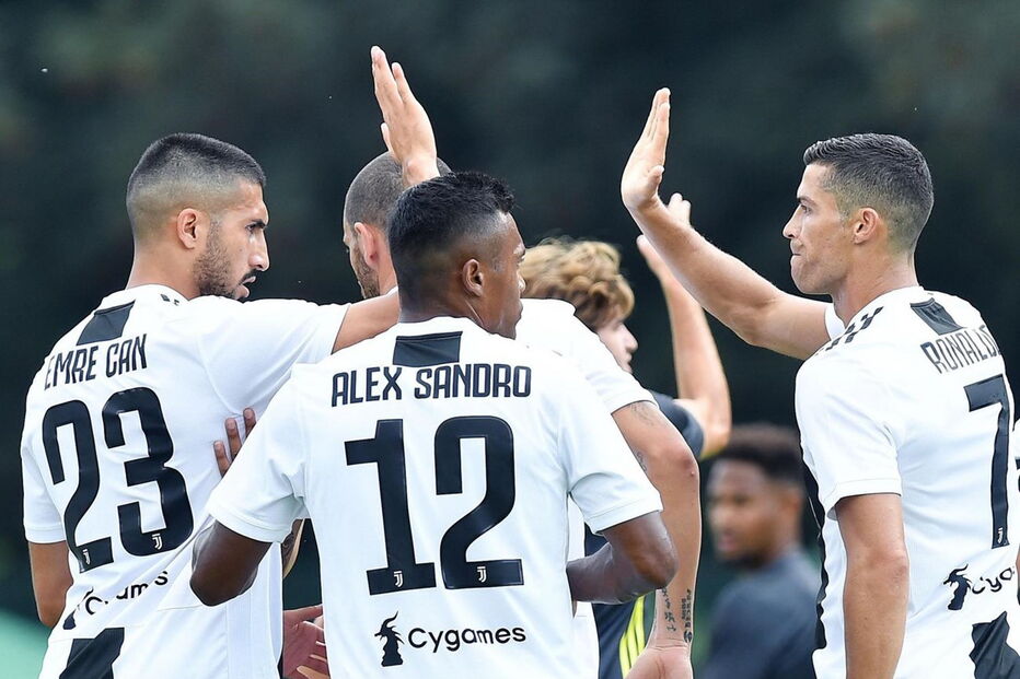 Cristiano Ronaldo volta a marcar no último jogo-treino da Juventus