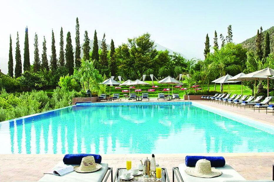 O luxuoso hotel  Kasbah Tamadot é propriedade de Richard Branson 