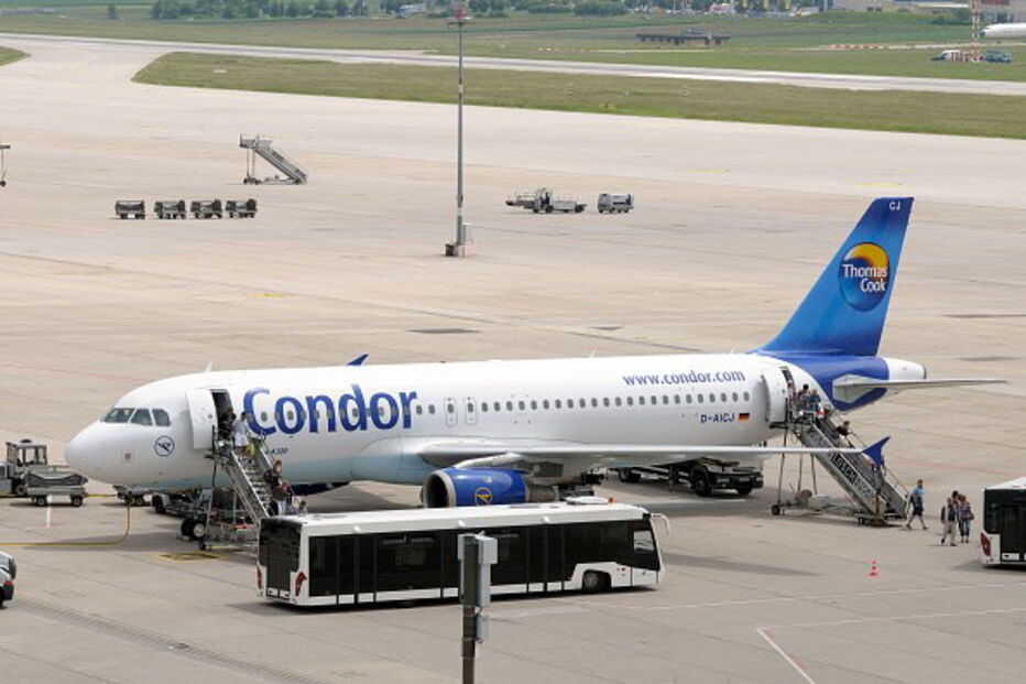 Avião da companhia Condor Airways