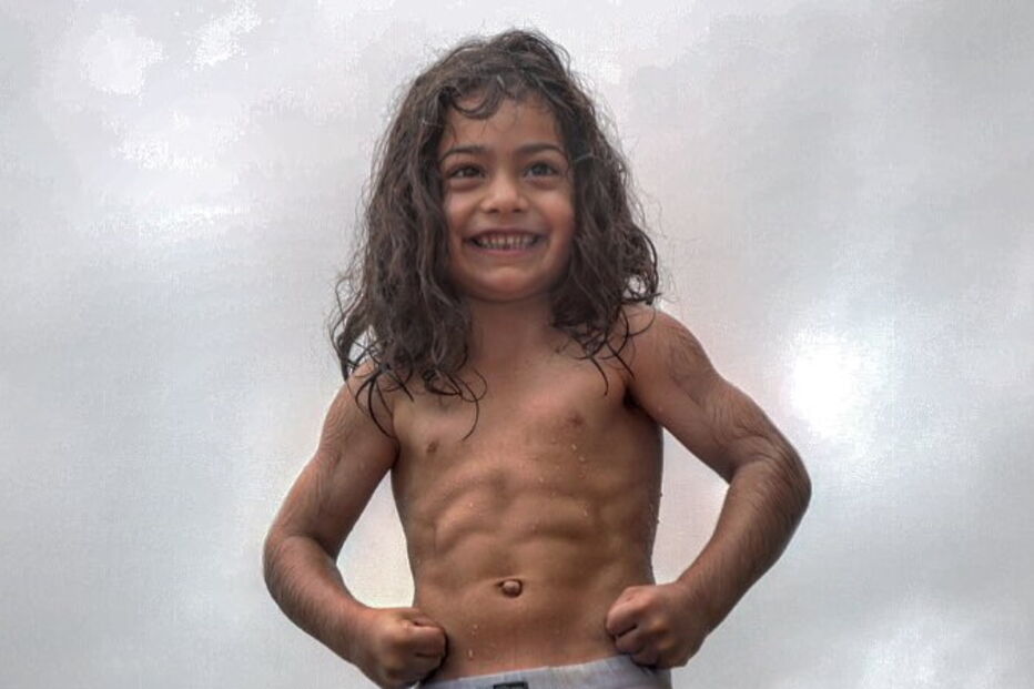 Arat de cinco anos quer ser igual a Ronaldo