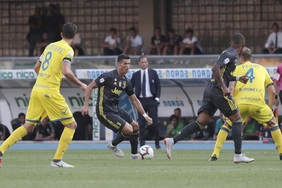 As imagens da estreia de Cristiano Ronaldo na Liga Italiana