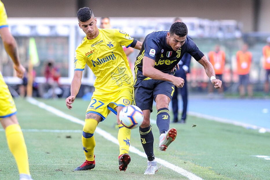 As imagens da estreia de Cristiano Ronaldo na Liga Italiana