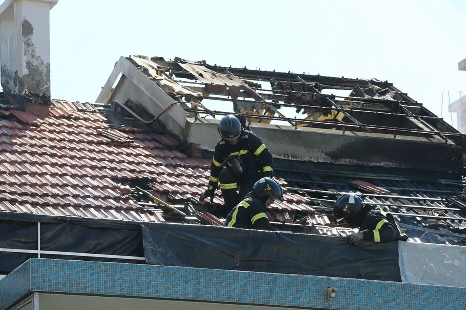Explosão e incêndio em prédio de habitação em Campo de Ourique
