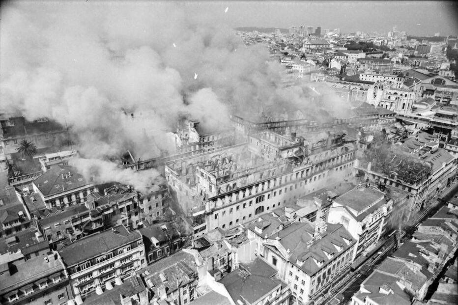 O dia em que o coração de Lisboa ardeu