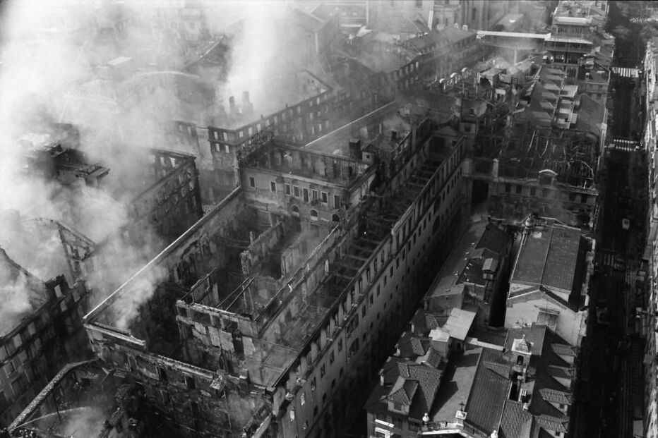 O dia em que o coração de Lisboa ardeu