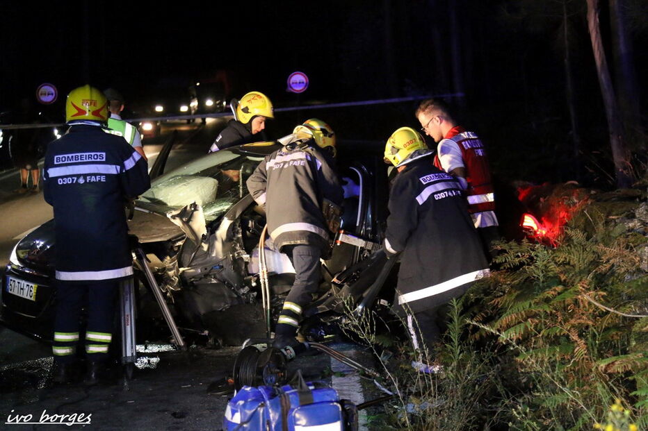 Criança de quatro anos ferida em acidente em Fafe