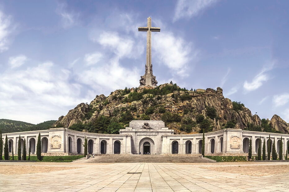 A basílica do Vale dos Caídos, onde está sepultado Franco e milhares de combatentes da Guerra Civil 