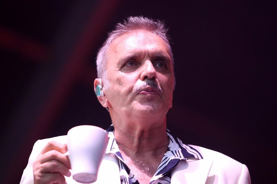 Rui Reininho (GNR) no palco do Vilar de Mouros 