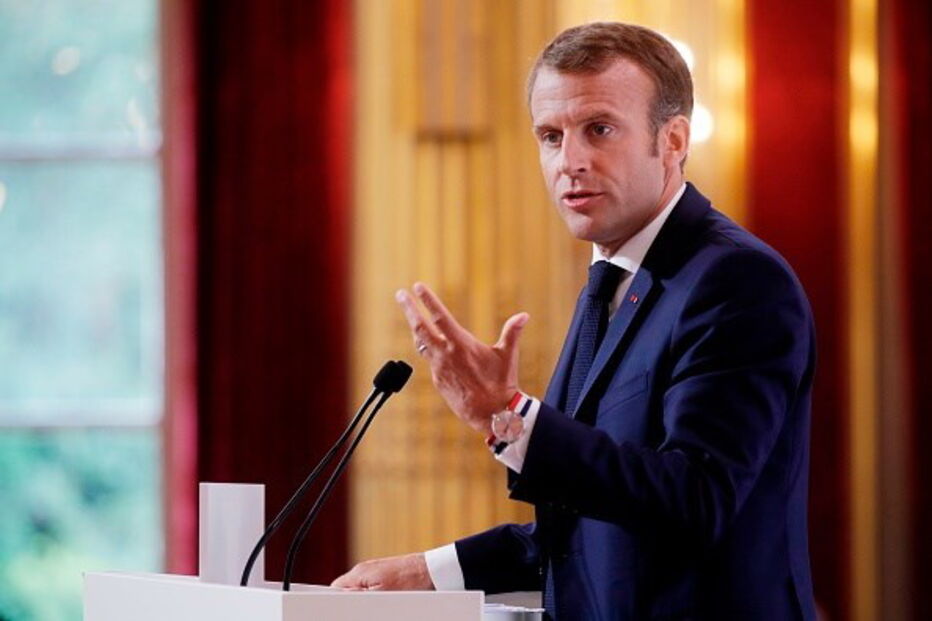 Macron anuncia projeto de reforço da segurança na Europa 