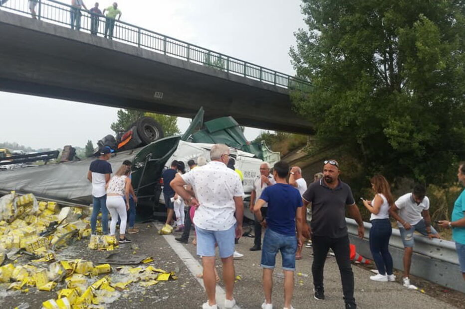 Colisão entre dois camiões e vários carros na A1 na Mealhada