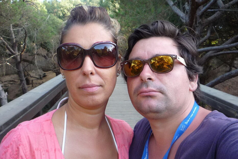 Rui Nunes Figueiredo e a mulher Alexandra Nunes