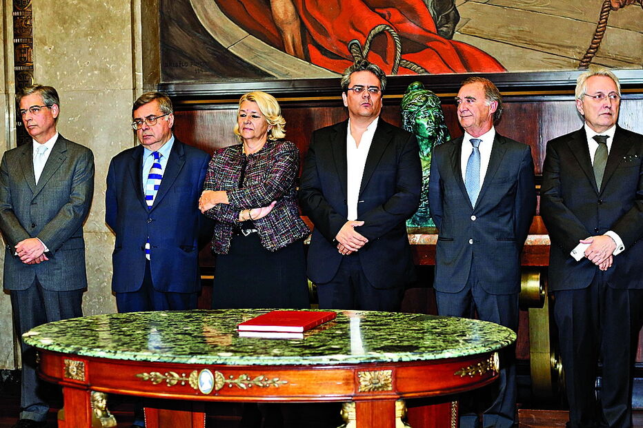 Mário Mesquita, Fátima Resende Lima, João Pedro Figueiredo, Francisco Azevedo e Silva e Sebastião Póvoas