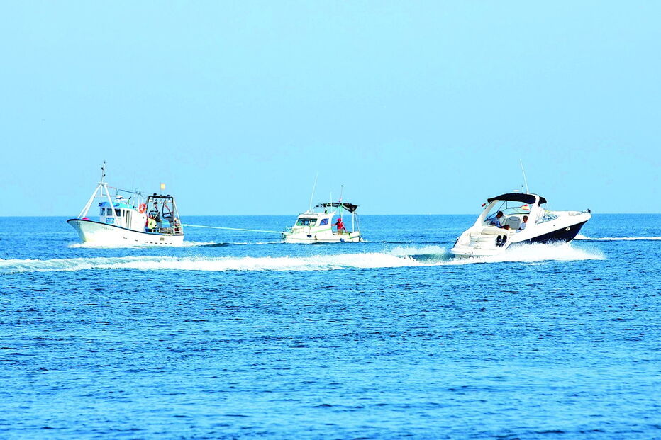 Embarcação afunda-se em Vila Real de Santo António