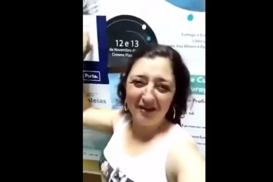 Imagens do vídeo viral