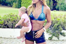 Carolina Patrocínio tem três filhas, a última nasceu em março de 2018