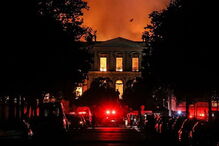 Incêndio destruiu Museu Nacional no Rio de Janeiro