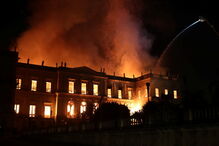 Incêndio destruiu Museu Nacional no Rio de Janeiro