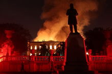 Incêndio destruiu Museu Nacional no Rio de Janeiro