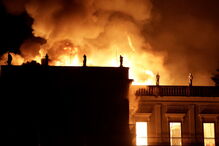Incêndio destruiu Museu Nacional no Rio de Janeiro