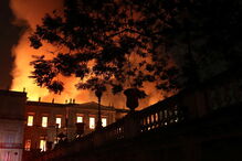 Incêndio destruiu Museu Nacional no Rio de Janeiro