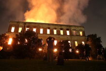 Incêndio destruiu Museu Nacional no Rio de Janeiro