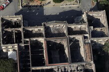 Museu Nacional do Brasil ficou destruído após fogo catastrófico